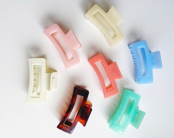 Jumbo Hair Claw Clip: Minimalist Thick Hair Ponytail Holder