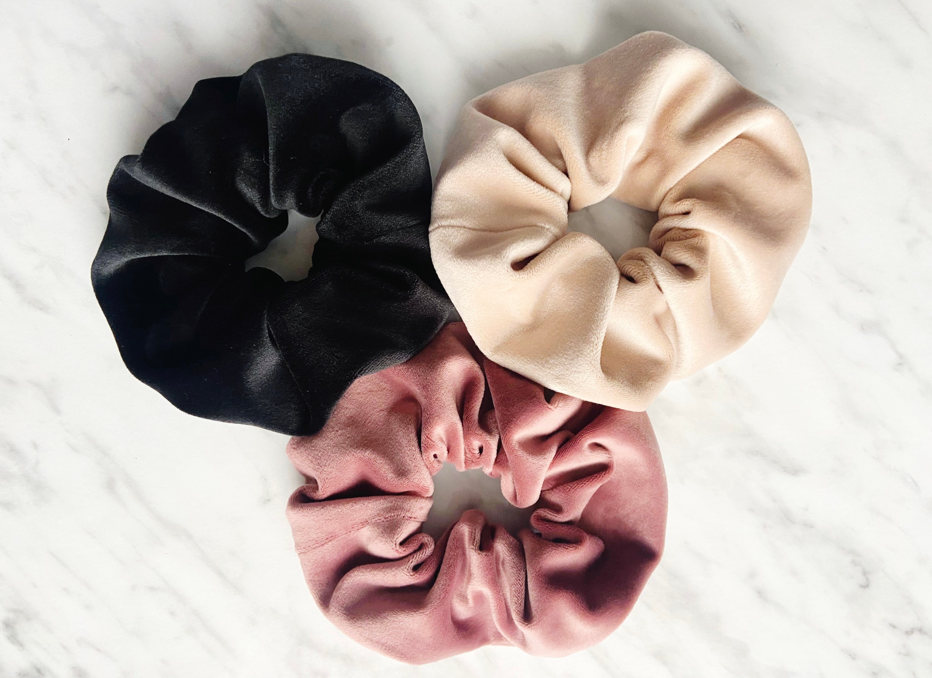 12 Scrunchies Haargummis Aus Baumwolljersey – Weich, Dehnbar, Knickfrei, Ca. 12,5 Cm, In Vielen Farben Erhältlich