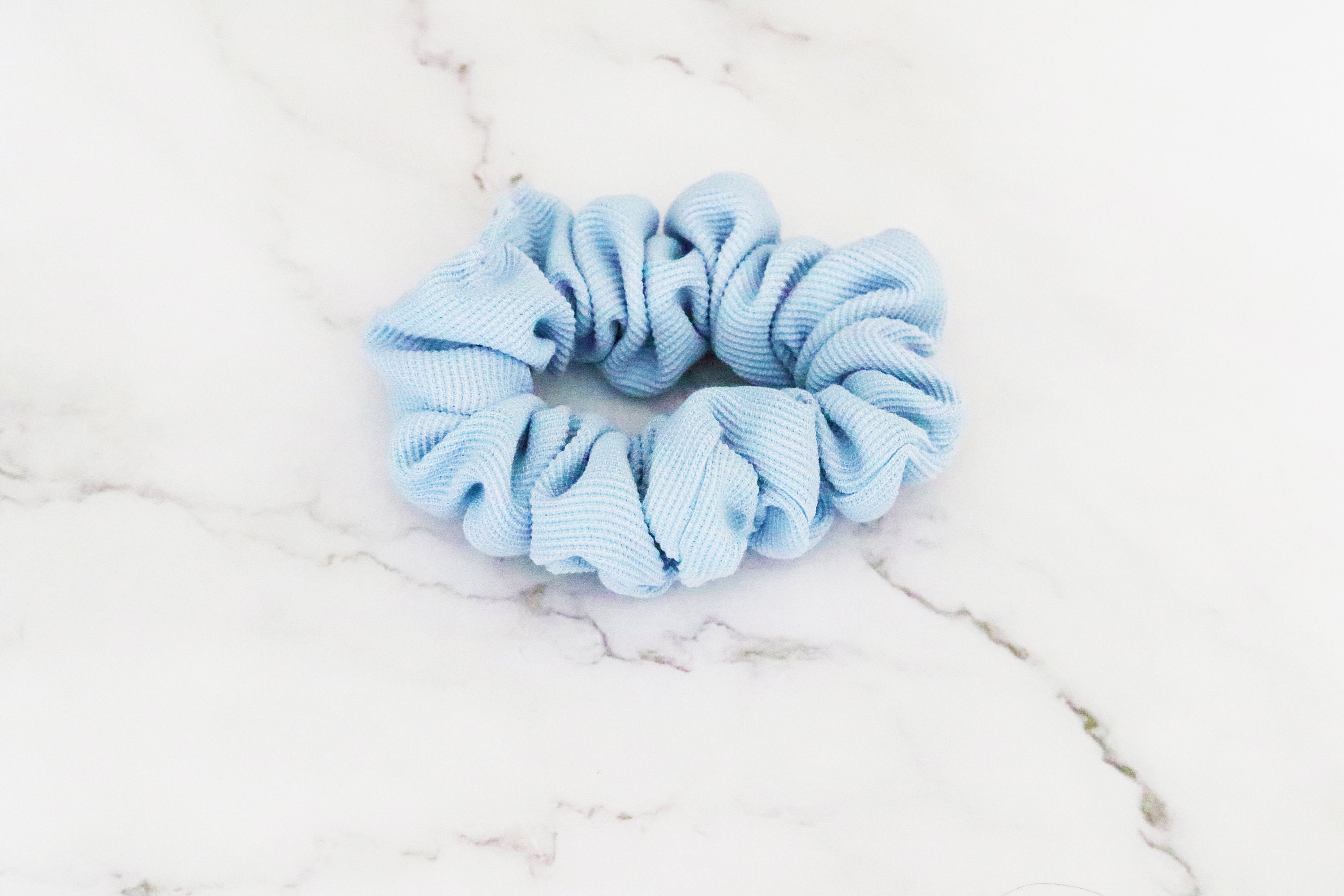 9. Light Blue Tie-Dye Hair Scrunchie - wide 7