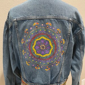 Casual bohemian denim jacket