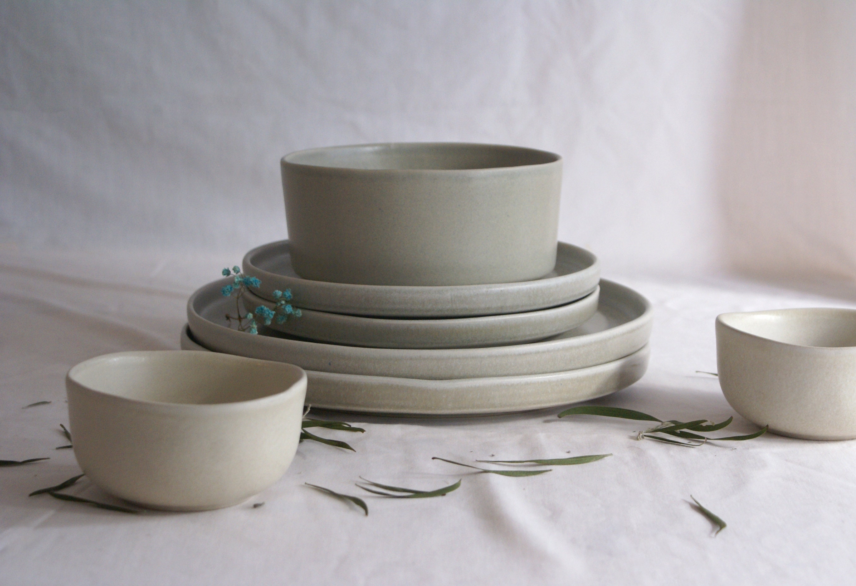 STONE Plate Flat dinner plate for every day Modern Etsy