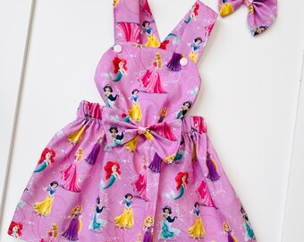 disney princess print dress