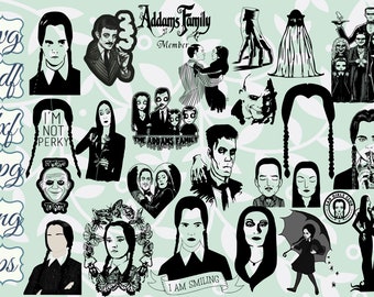 The Addams Family Svg Etsy
