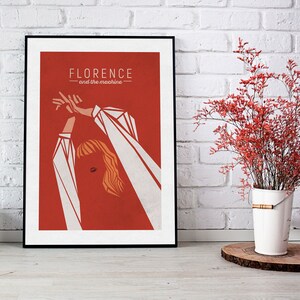 Florence And The Machine Poster - Vector Portrait Wall Art Digital Print (File Digitale)