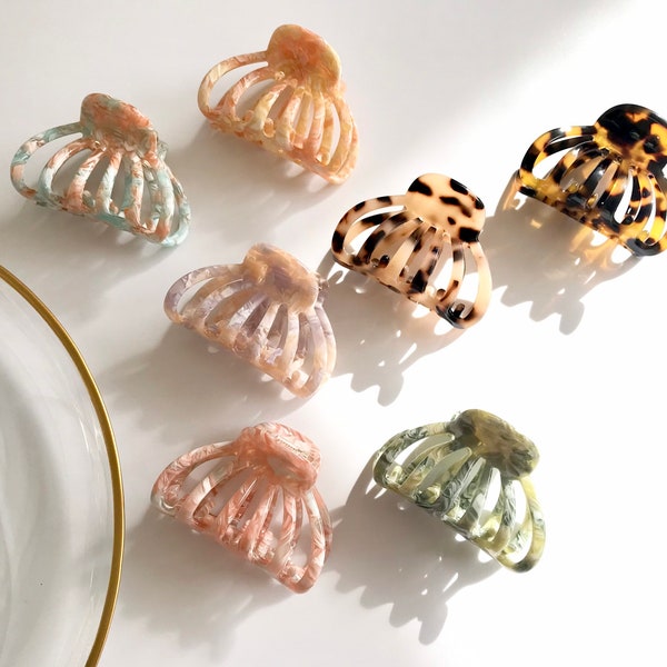 Tortoise Hair Clip Etsy