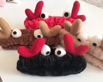 Makeup Headband, Crab Headband, Plush Headband, Spa Headband, Makeup Face Wash Headband