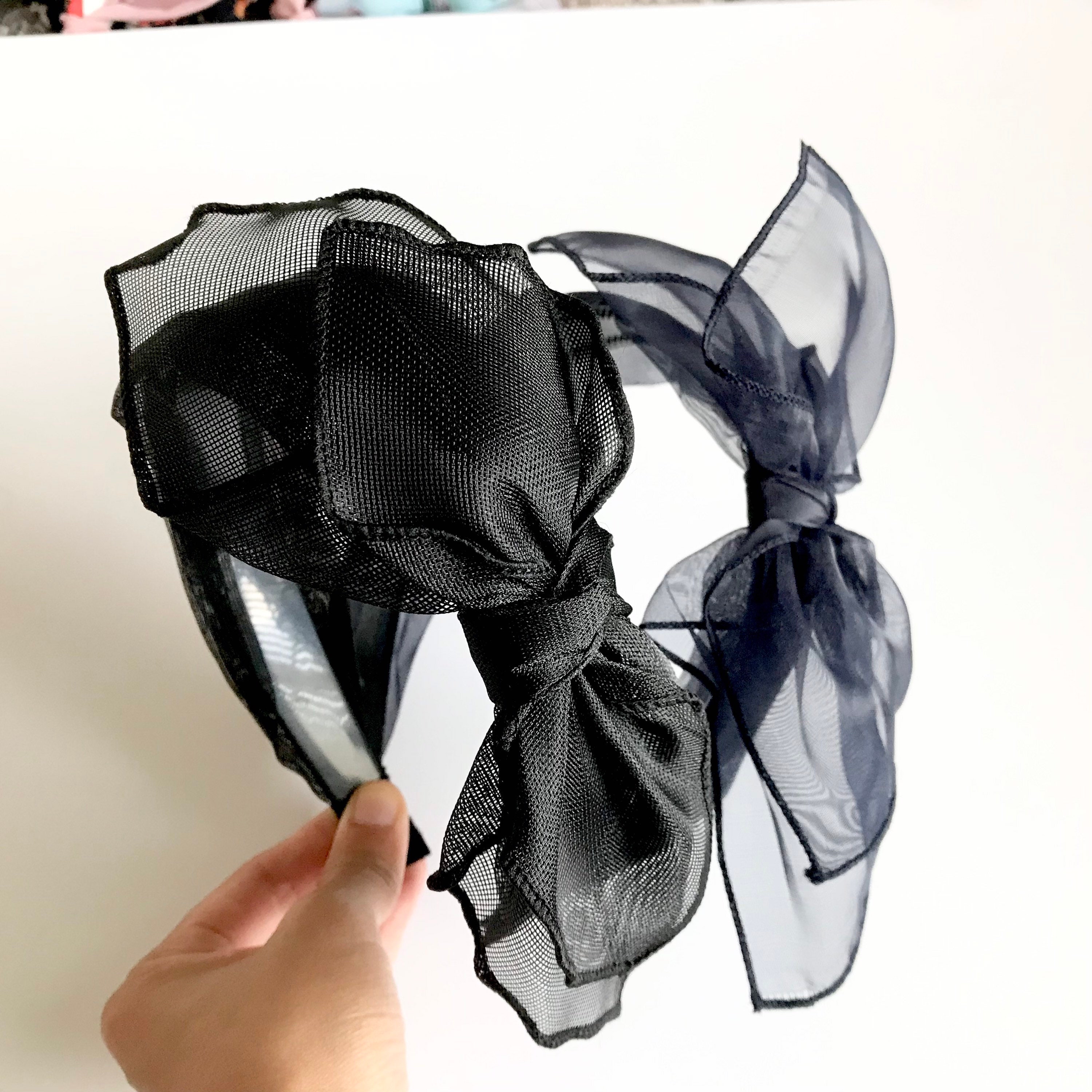 Alloy Bow Trim Headband