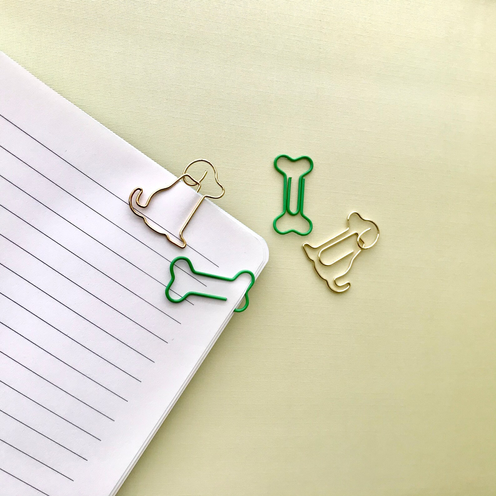 Dog and Bone Paper Clips set of 4 pieces novelty animal cute Etsy
