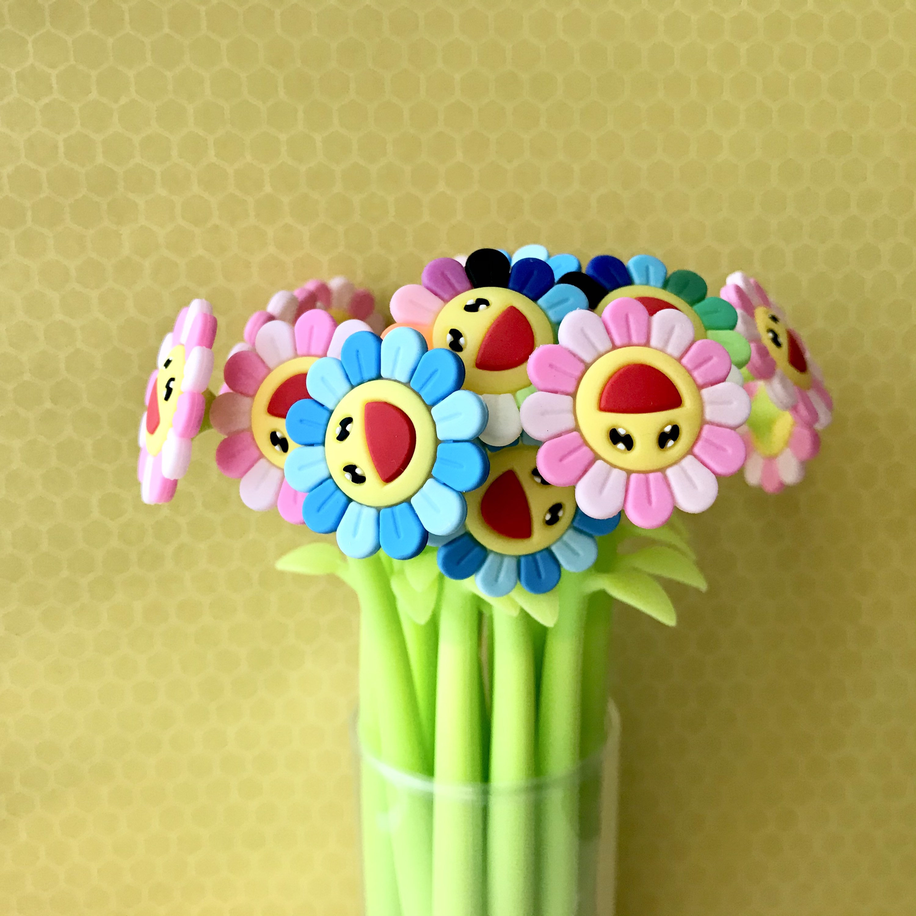 Flower Pens Sunflower Pens Plant Pens Rainbow Pens Novelty Etsy Canada