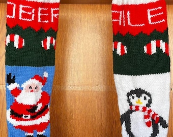 2026 Custom Hand-Knit Christmas Stocking: Personalized Reproduction Design, SPECIAL Order - one of a kind, duplicate, your pattern