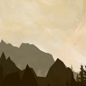 Boho Painting -- Boho Aesthetic Digital Print