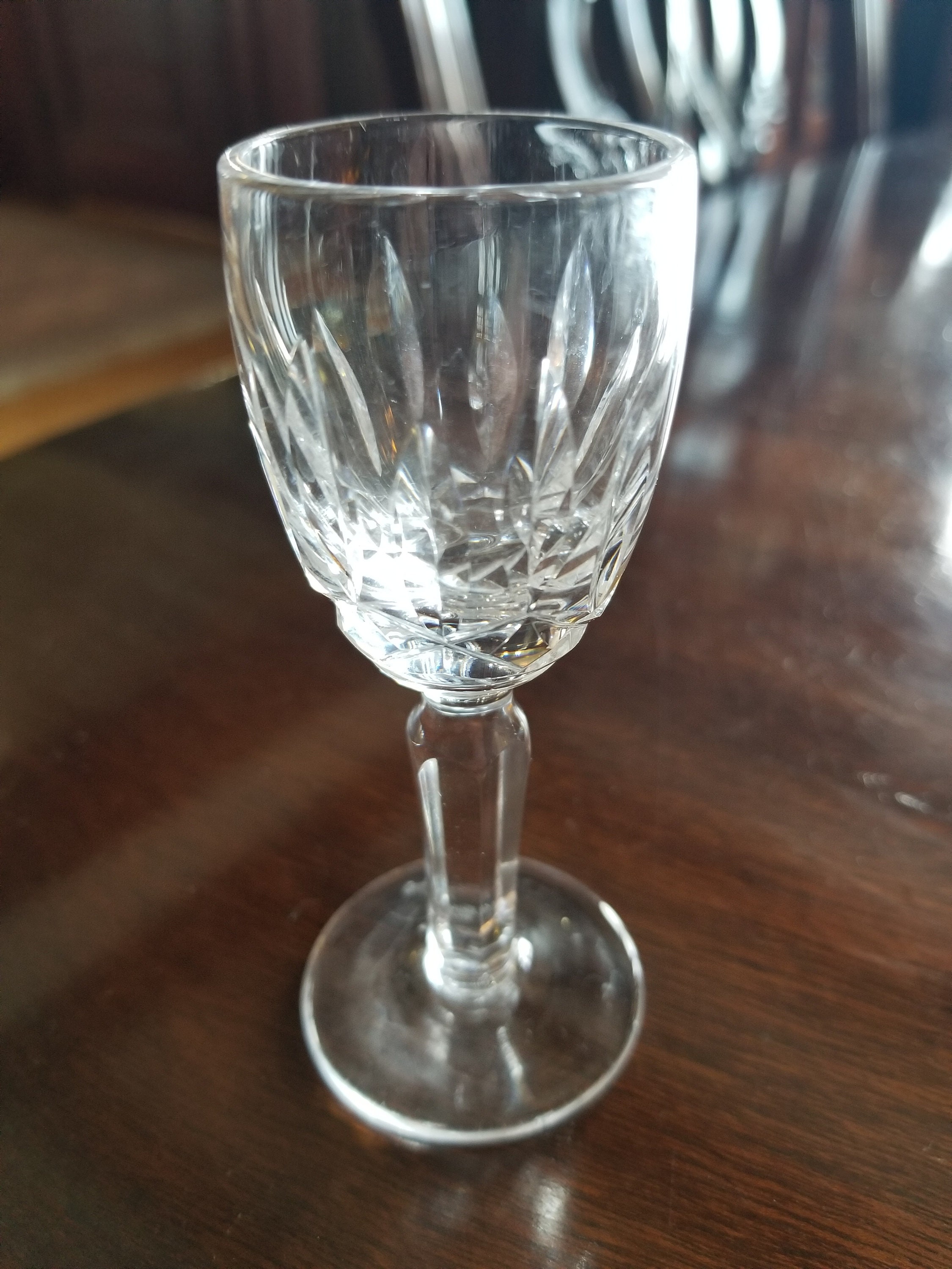 Waterford Kildare Crystal Cordial Glass 4 inches high in Etsy