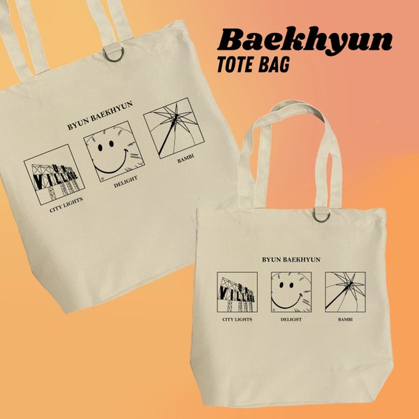 Baekhyun Solo Eras Tote bag// EXO tote bag