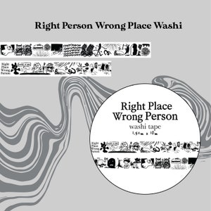 Richtige Person am falschen Ort Washi Tape // Lost! washi tape