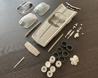 Custom car/ford seattle–ite (1962) doe-het-zelfkit – 3D-GEDRUKT MODEL