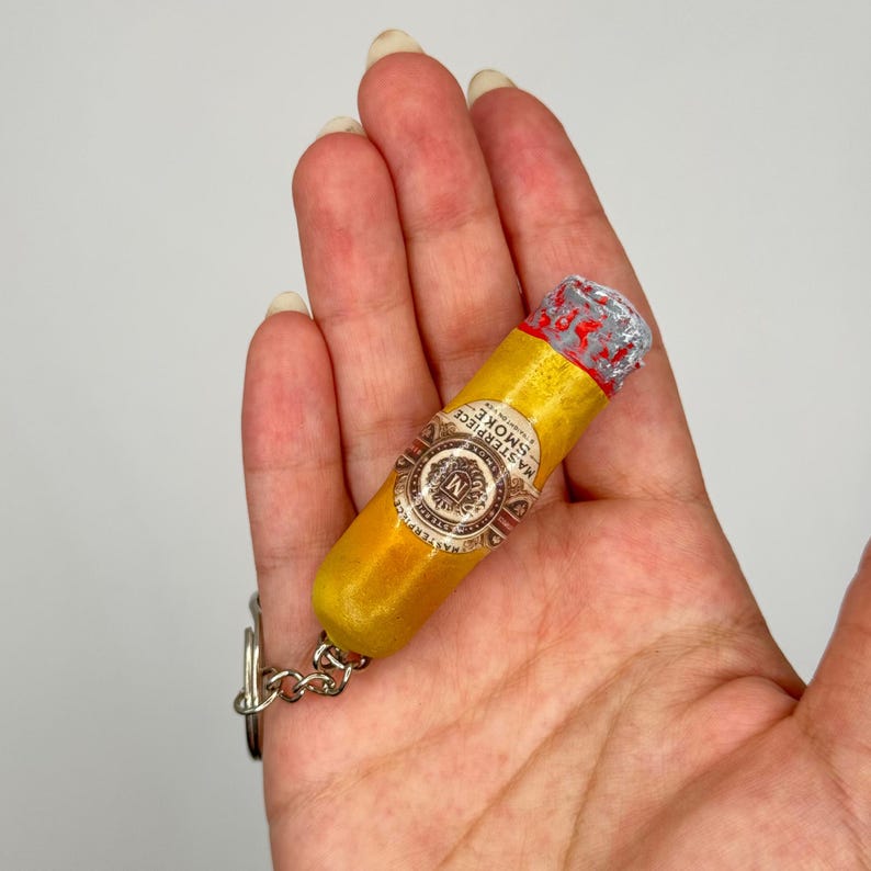 3D Printed/injection Molded Version Cigar Keychain | Novelty Smoker ...