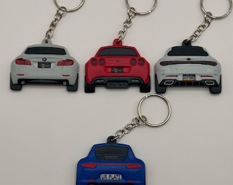 aangepaste auto: sleutelhanger