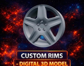 AANGEPASTE VELGEN: DIGITAAL 3D-model