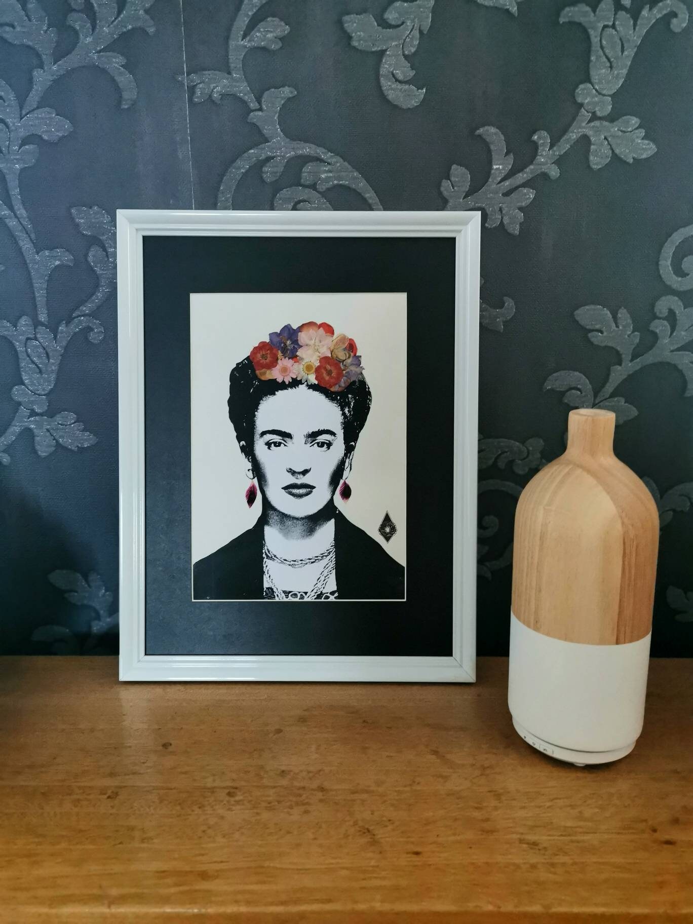 Réservé - Herbier/Tableau Fleurs Séchées F R I D A