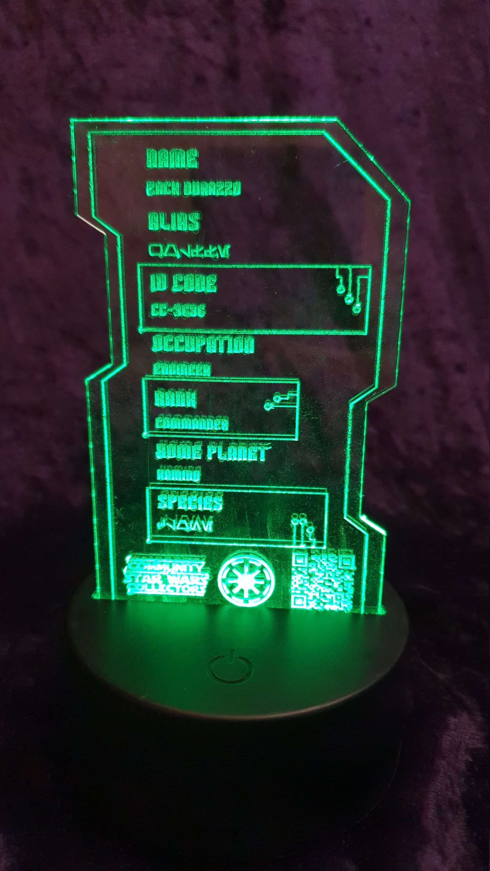 Customizable Star Wars Inspired Galactic ID Card Community Of Etsy customizable-star-wars-inspired-galactic-id-card-community-of-etsy