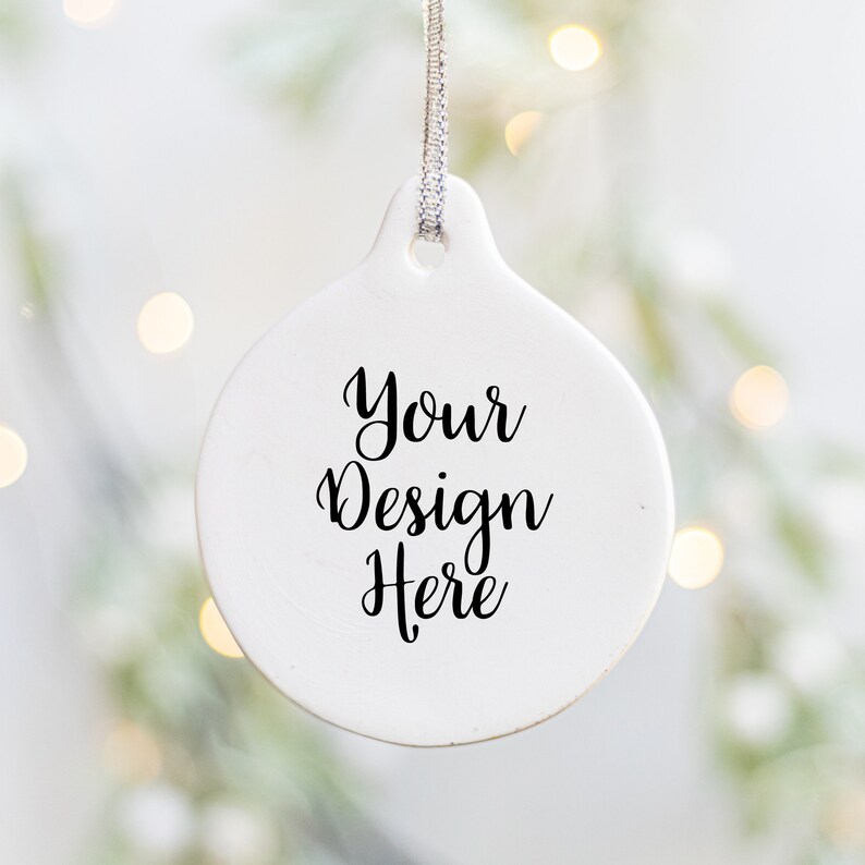 Christmas Ornament Mockup Christmas Mockup Holiday Mockups Etsy