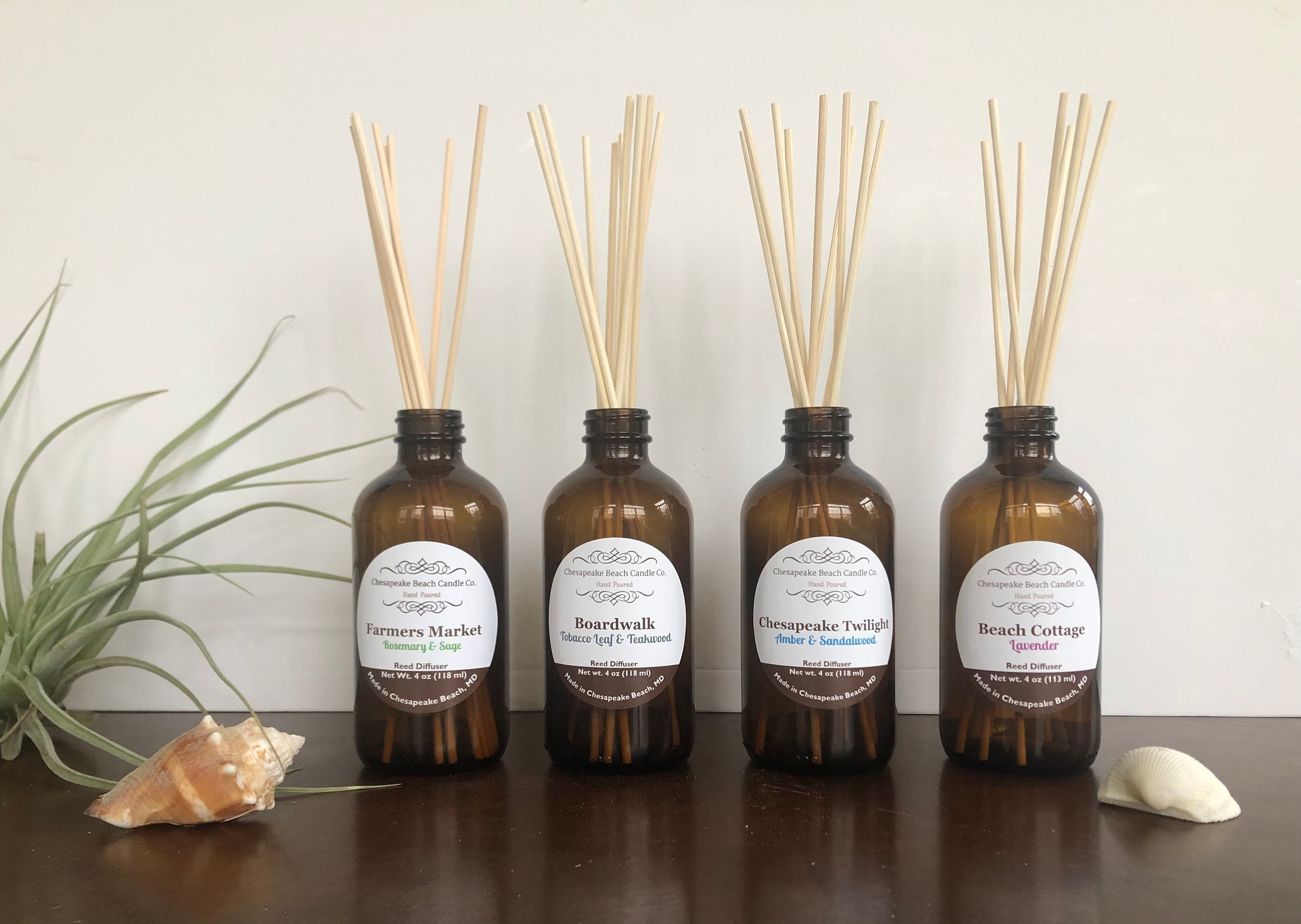Reed Diffuser Chesapeake Line Scents All Natural Phthalate Etsy