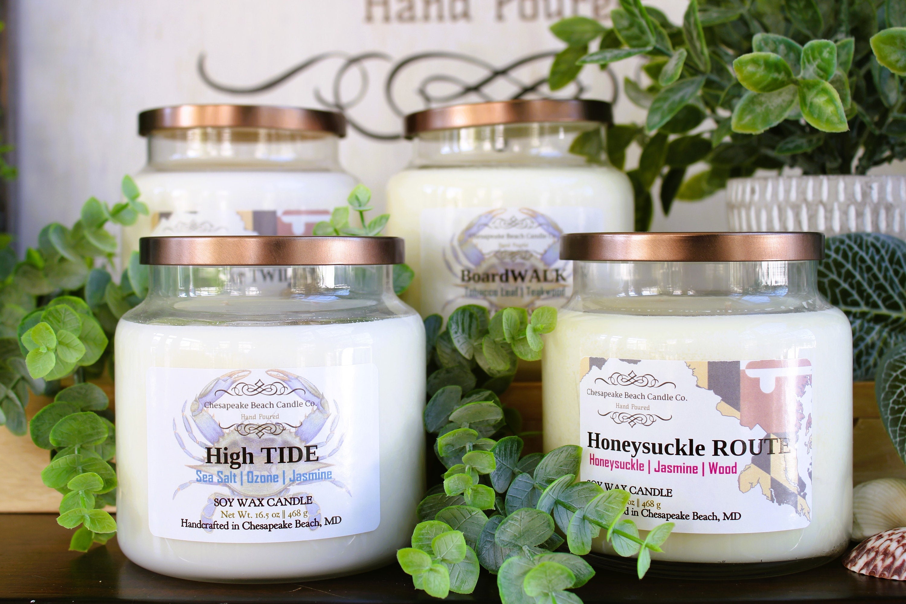 Chesapeake Collection Soy Candles Apothecary Jars Net Wt. Etsy España