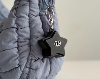 NCT 127 Black Star Fidget Clicker Keychain | Kpop Lightstick Inspired Toy | Stress Relief Clicker | Gift for NCTzens