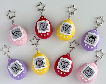 Llavero Tamagotchi Clicker BT21 de BTS / Juguete antiestrés Kpop / Regalo de BTS / Adornos para bolsas de merchandising de BTS