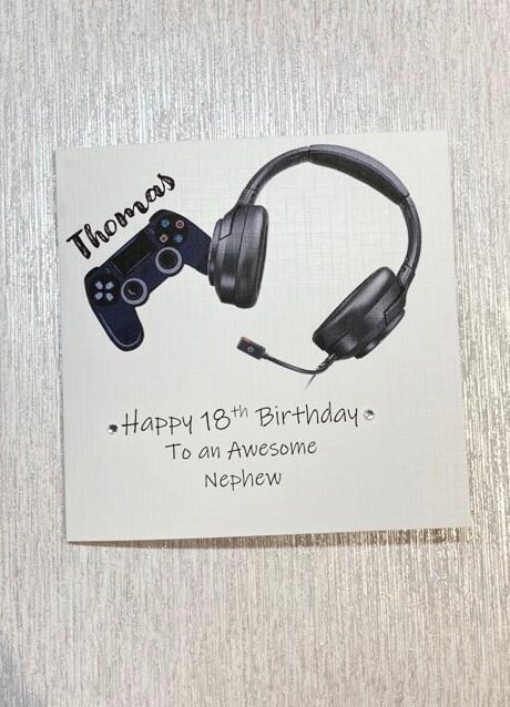Playstation Birthday Card for Him for Her Happy Birthday Son - Etsy UK