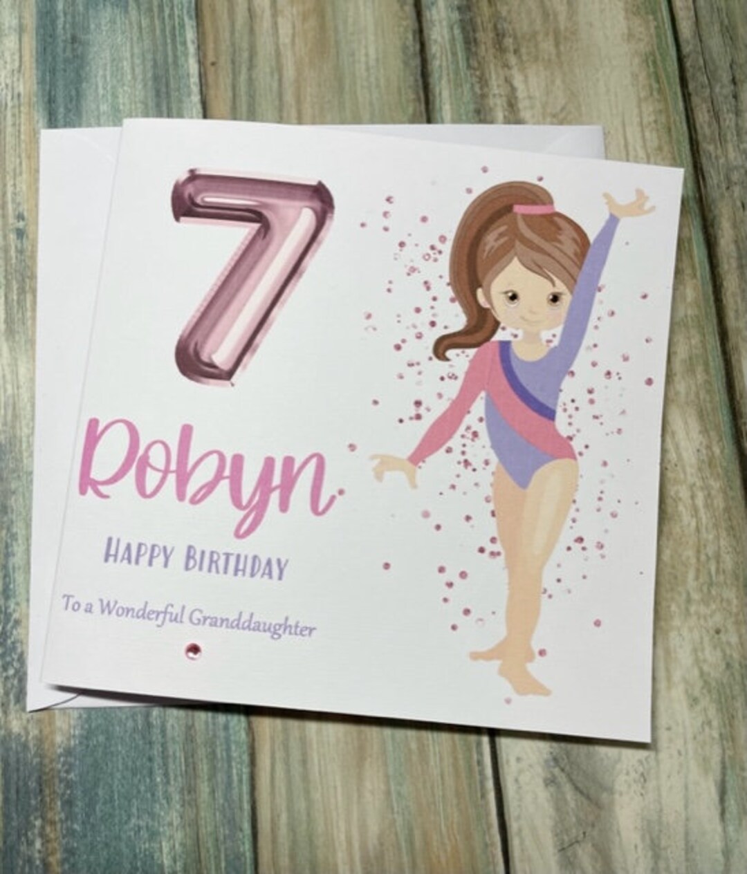 Personalised Gymnast Birthday Card for Her Happy Birthday Daughter ...