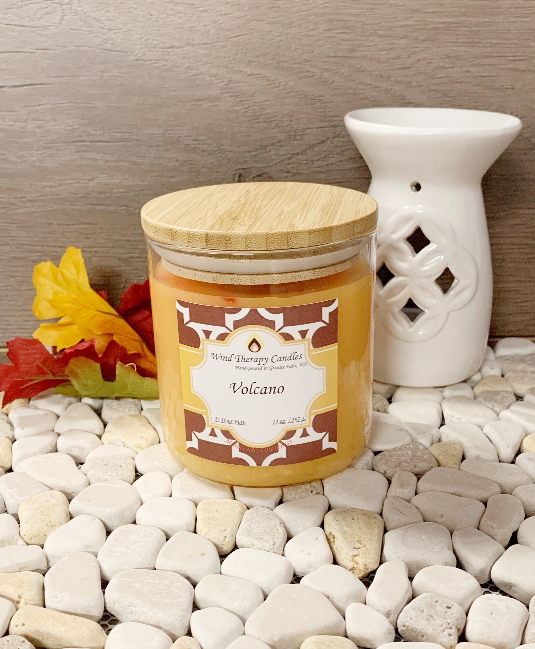 Citrus scented candle Volcano Summer Scent Candle Gift Etsy