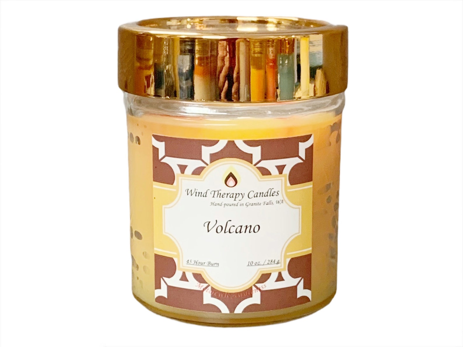 Citrus scented candle Volcano Summer Scent Candle Gift Etsy