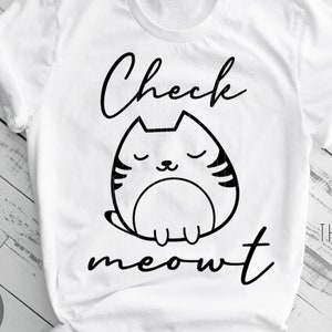 Funny Cat SVG Sprawdź mnie cyfrowy plik do cięcia