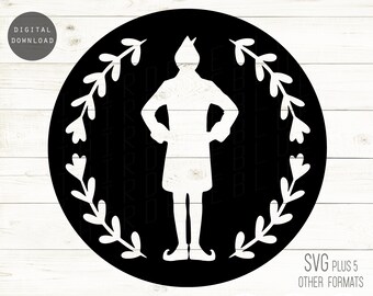 Elf SVG, Christmas Elf SVG, Ornament SVG, Elves Svg, Decoration Svg, Elf Gift Png, Digital Cutting File