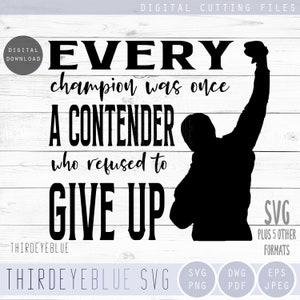 Rocky Quote SVG Digital cutting file