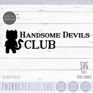 Handsome Devil SVG Husband Boyfriend Gift Tshirt Mug Digital cutting file