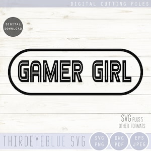 Gamer Girl SVG, Gaming SVG, Gaming Girl SVG, Svg für Gamer, Gaming Cut Datei, Digitale Schneidedatei