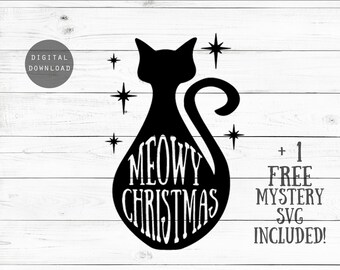 Download Christmas Cat Svg Etsy PSD Mockup Templates