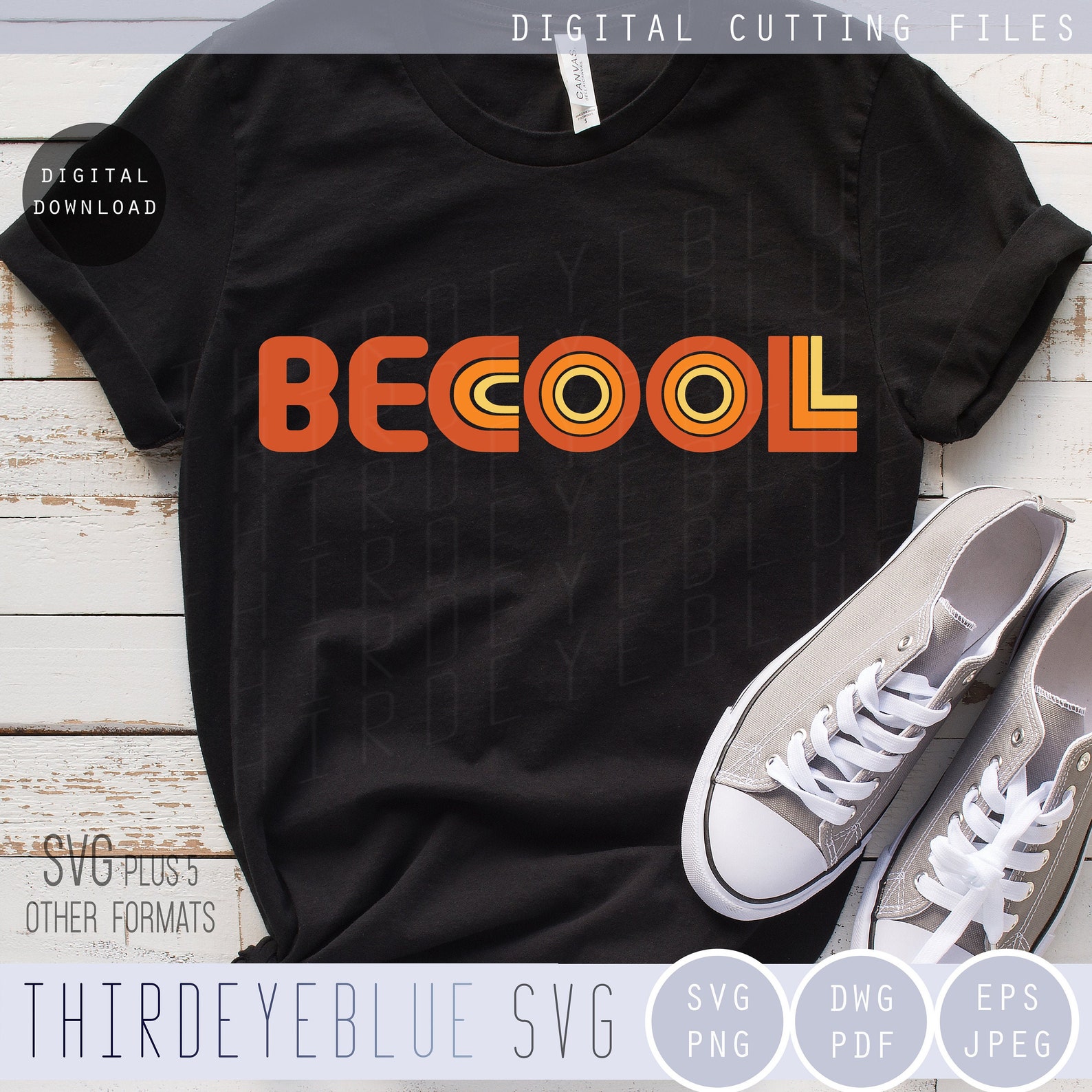 Download Be Cool SVG Cool SVG DIY Tshirt Mug Sublimation Fichier de | Etsy