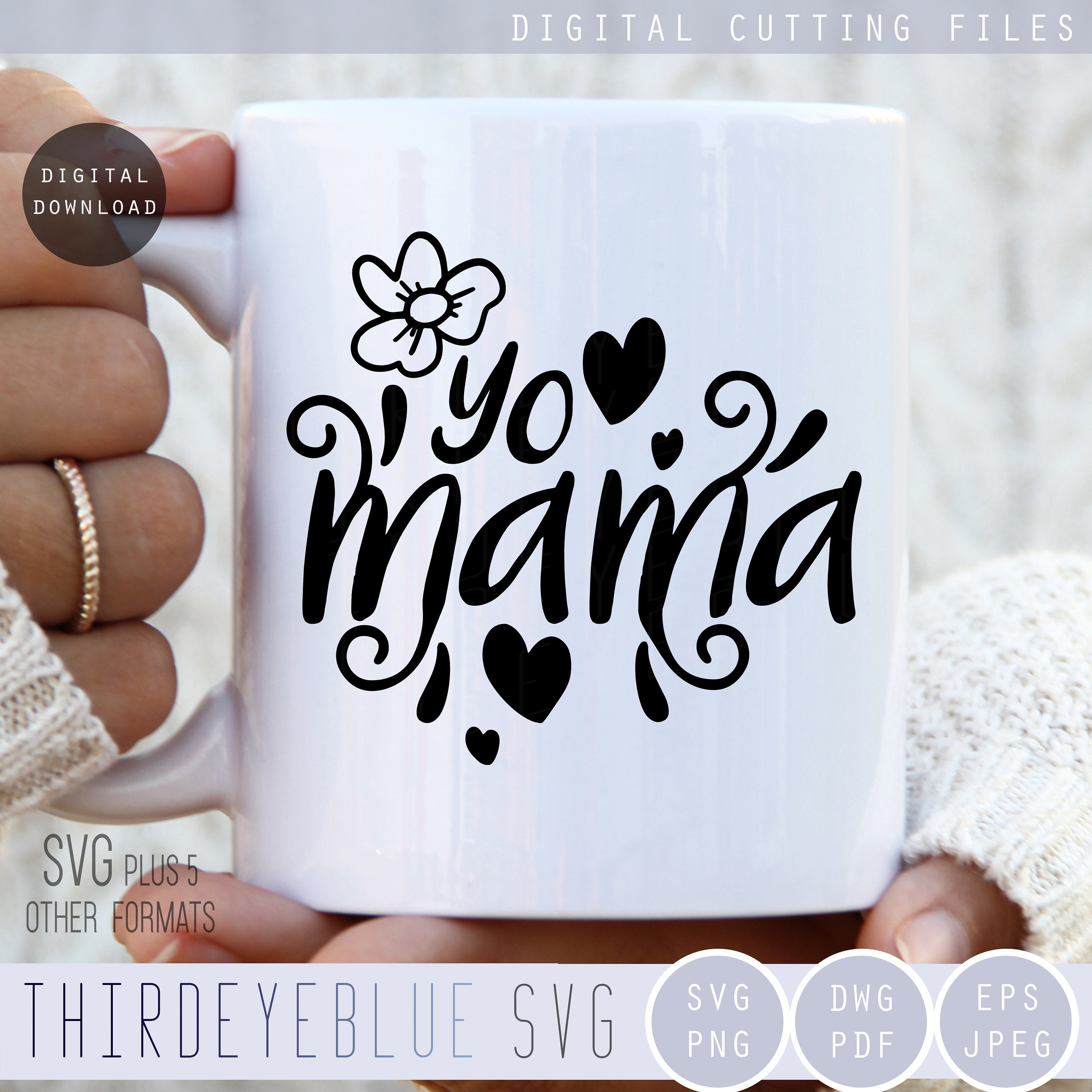Download Mama SVG Mothers Gift SVG Mom SVG Tshirt Mug Sublimation | Etsy