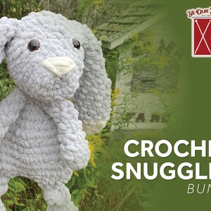 Bunny Rabbit Snuggler | Bunny Rabbit Lovey | Crochet Bunny Rabbit
