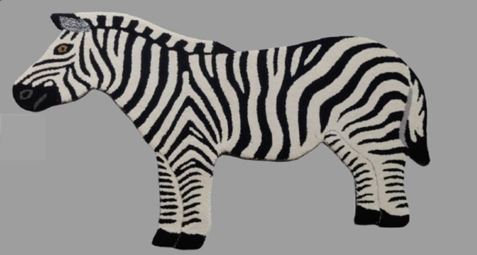 Rug USA Zebra Rugs Hand Tufted Wool Cotton Backing Carpet Home Etsy UK