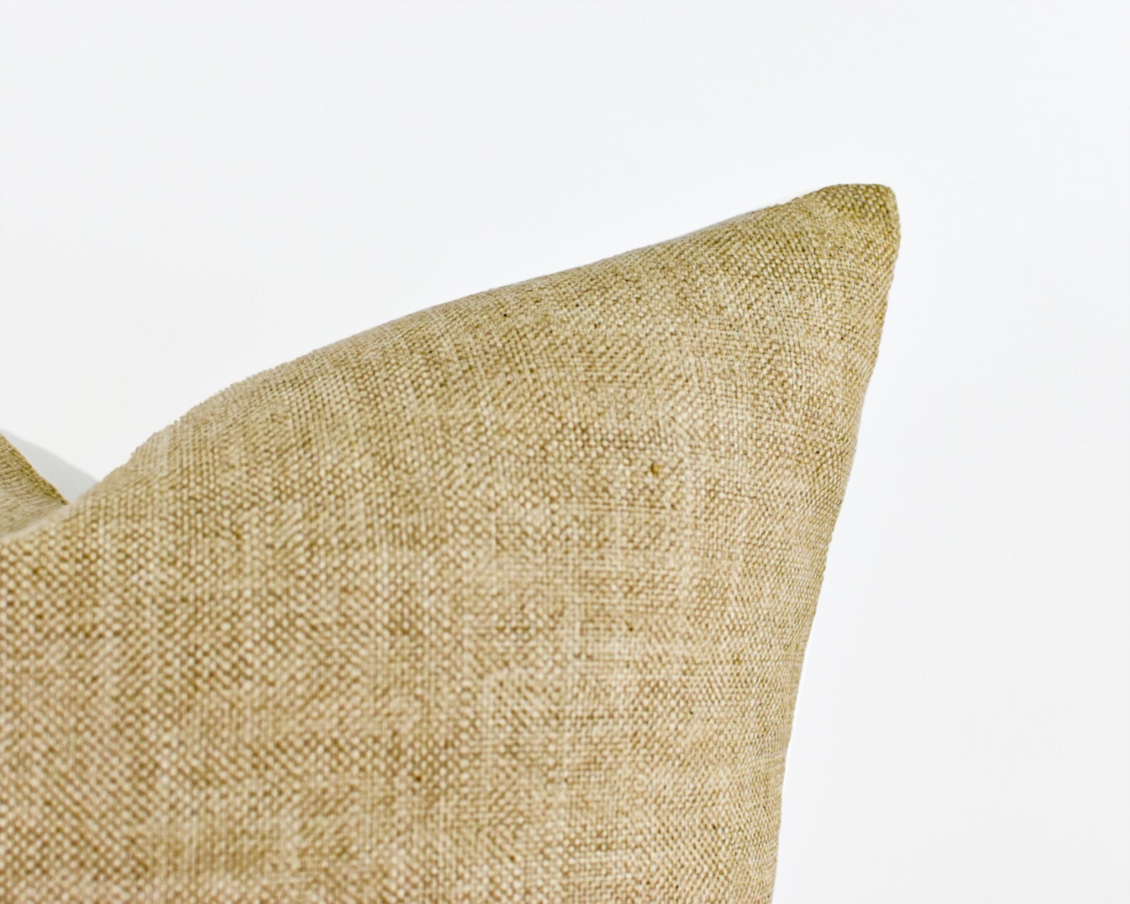 Tan Woven Pillow Cover Beige Woven Pillow Cover Tan Textured Etsy