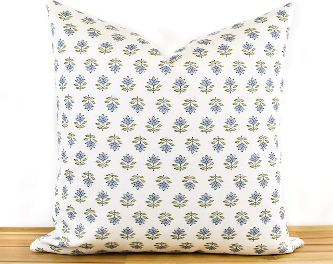 blue-floral-block-print-pillow-cover-blue-and-green-floral-pillow