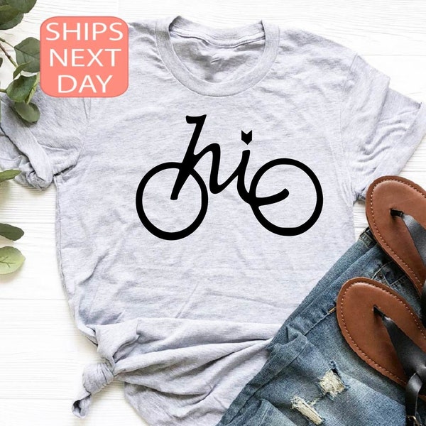 Ohio Bike Shirt, Hi Bicycle Shirt, Cycling Shirt, Biking Shirt, Cycologist Shirt, Adventure Shirt, Shirt For Biker, Mountain Bike Gift