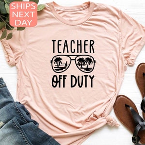 Shirt leraar vrij, T-shirt leraar, leuke T-shirt leraar, cadeau voor leraar, vakantieshirt, T-shirt leraar leven