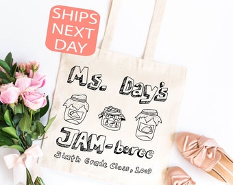 Ms. Day's JAM-Boree Tote Bag, New Girl Tote Bag, Jessica Day Tote Bag, Zooey Deschanel Tote, Cute Aesthetic tote Bag, Nick Miller Bags