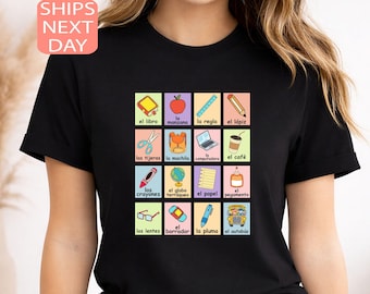 Maestra Loteria Shirt, Bilingual Spanish Teacher Crewneck