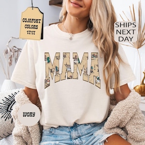 Comfort Colors® Hunting Mama Shirt, Duck Hunting Shirt, Mama of Hunters, Camo Mama Shirt, Hunting Season, Mom Life Shirt, Hunting Weekend